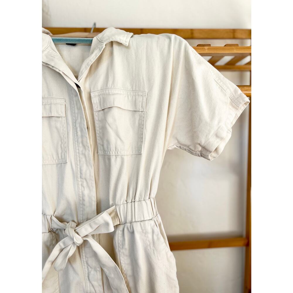 Universal Thread Button Front Boiler Suit Cream - image 2